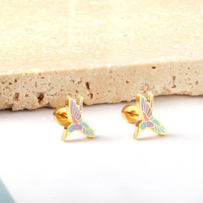 Hummingbirds Earrings Set