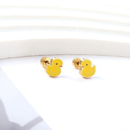 Duck Earrings Set