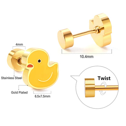 Duck Earrings Set