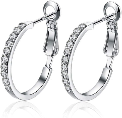 Dhia Latch-Back Hoop Earrings