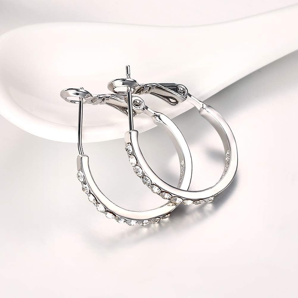 Dhia Latch-Back Hoop Earrings