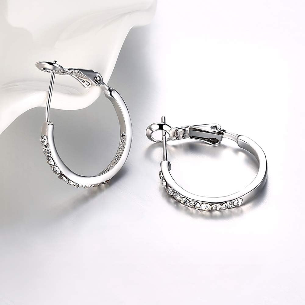 Dhia Latch-Back Hoop Earrings