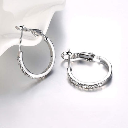 Dhia Latch-Back Hoop Earrings