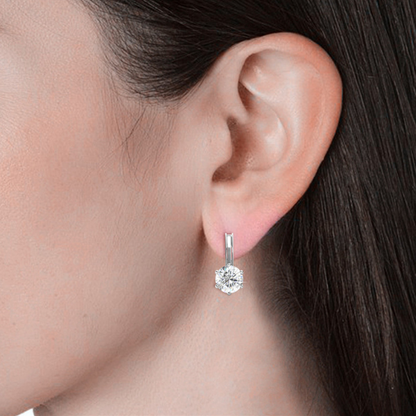 Dhia Casa Drop Earrings Set with Swarovski Crystals