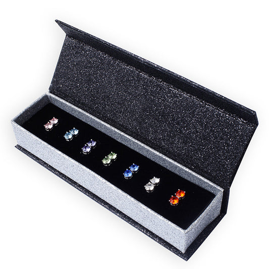 7 Day Earrings Box SetElevate your style effortlessly with the Dhia 7-Day Earrings Box Set, a collection featuring 7 pairs of studs adorned with signature Swarovski crystals for a dazzlinEarrings8004Dhia Jewellery7 Day Earrings Box Set