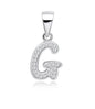 S925 Alphabet G Pendant