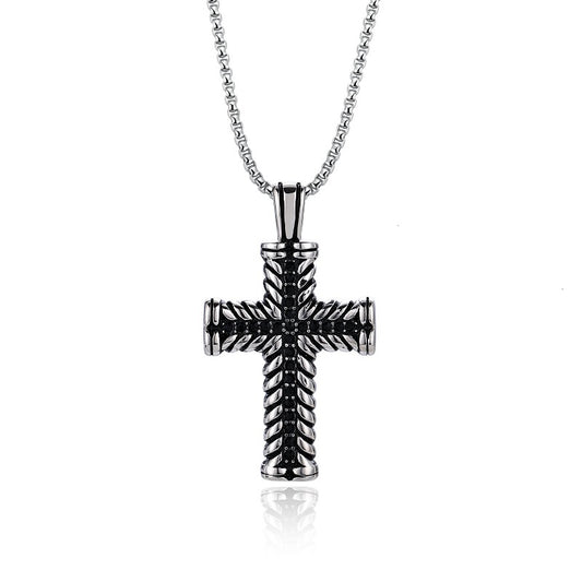 Black Stone Cross