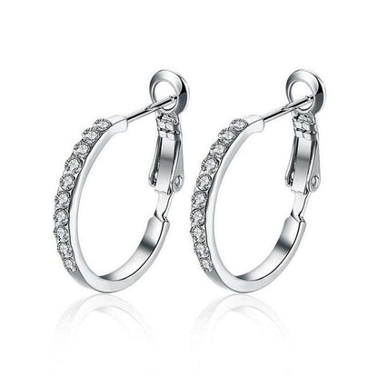 Latch-Back Hoop Earrings