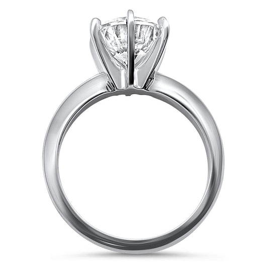 1ct Moissanite Solitaire 6 Prong Rings