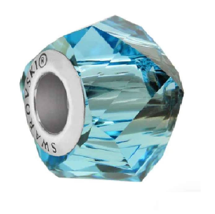 Swarovski Elements 5940 Charmed Helix Crystal - Aquamarine