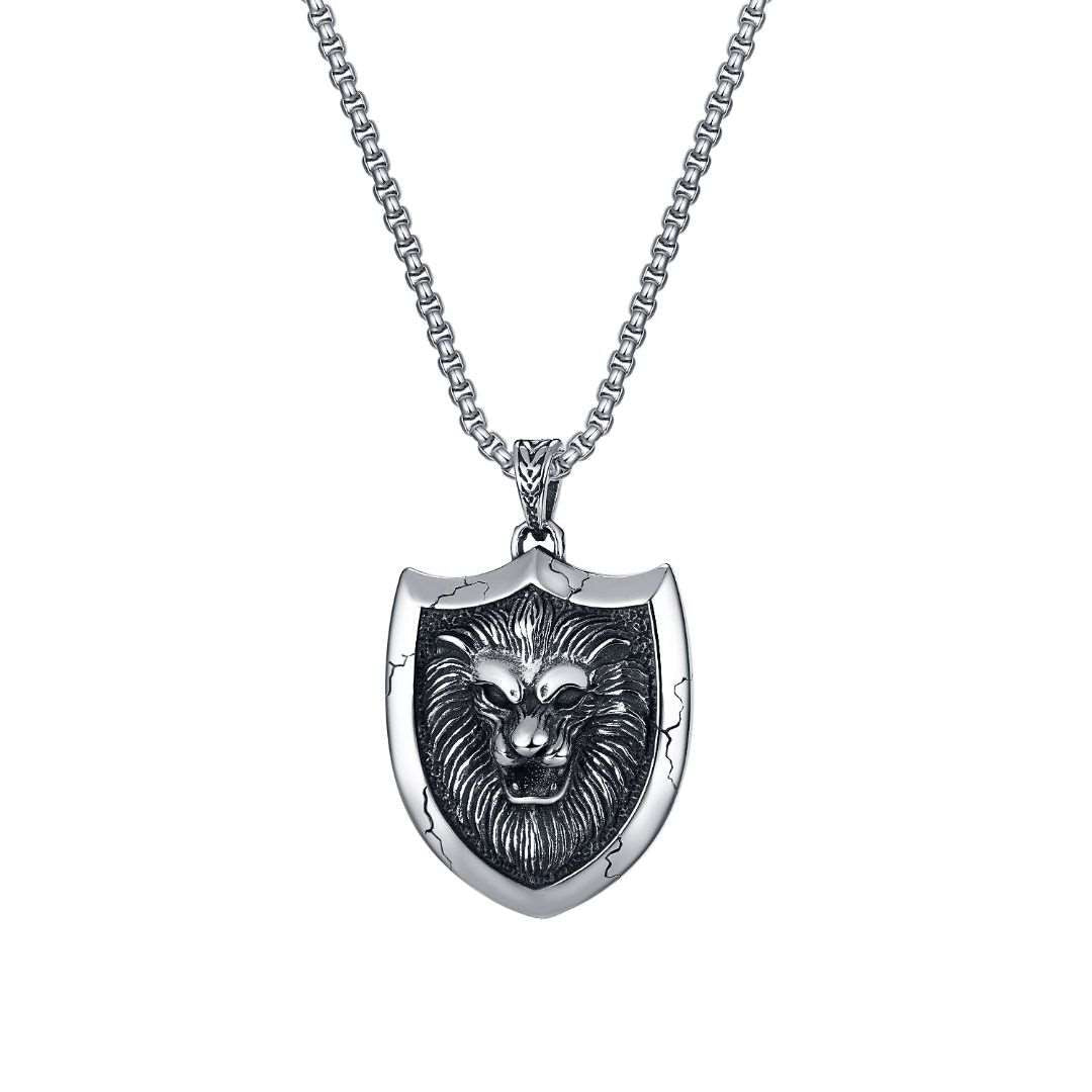 Lion Shield Necklace