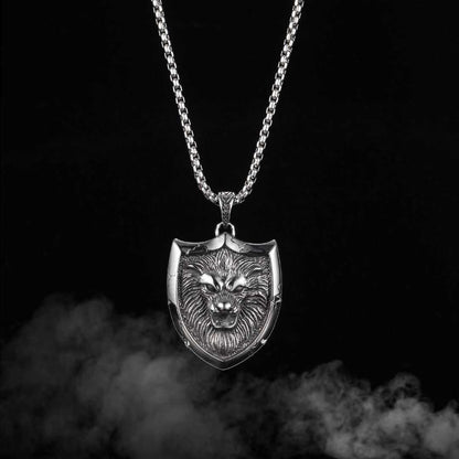 Lion Shield Necklace