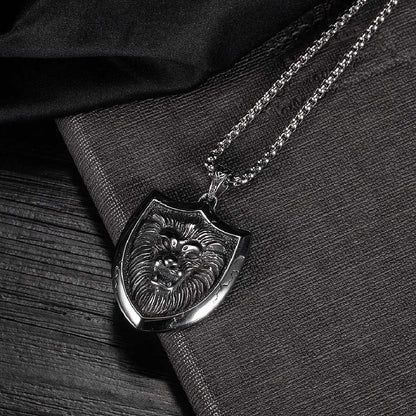 Lion Shield Necklace