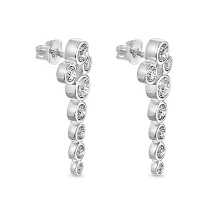 Waterfall Earrings with Crystals from Swarovski